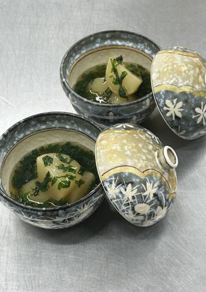 蕪の泉州きくな餡掛け-レシピのメイン写真