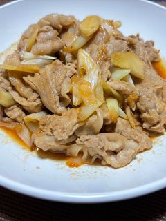 豚しゃぶしゃぶで生姜焼き😃-レシピのメイン写真