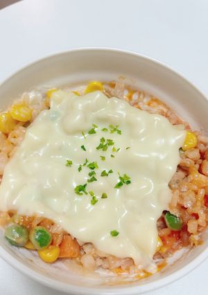 お手軽ジャンク💥ツナチャンクのケチャマヨチーズ丼-レシピのメイン写真