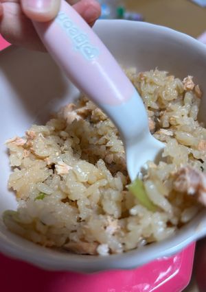 【1歳児にも】鮭の炊き込みご飯-レシピのメイン写真
