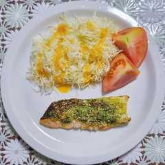 รูปของ 鮭のバジル焼き