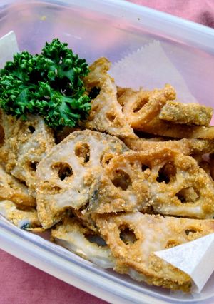止まらないっ！！ 蓮根ぬかチップス-レシピのメイン写真
