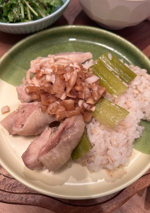 炊飯器で作るカオマンガイ-レシピのメイン写真