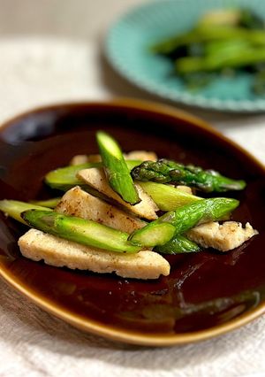アスパラとサラダチキンの炒め物-レシピのメイン写真