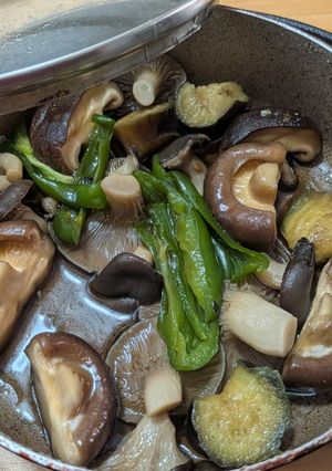 きのこづくし甘めの煮物-レシピのメイン写真