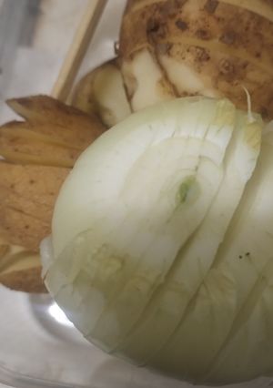 たまねぎポテトフライ　あつ切り　-レシピのメイン写真