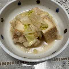 รูปของ 時短レシピ★厚揚げと白菜のみぞれ煮・主菜