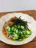 冷麺☆オクラ&長芋&納豆ネバネバ和風そば