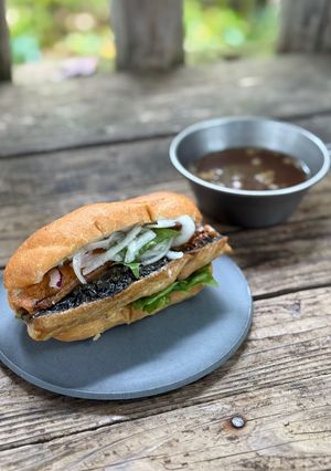▲山ごはん▲コンビニ食材でサバサンド-レシピのメイン写真