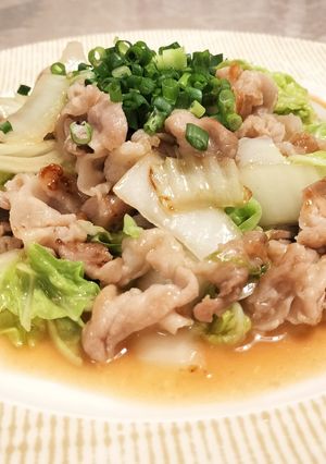 ワンパンで簡単！白菜と豚バラのポン酢炒め-レシピのメイン写真