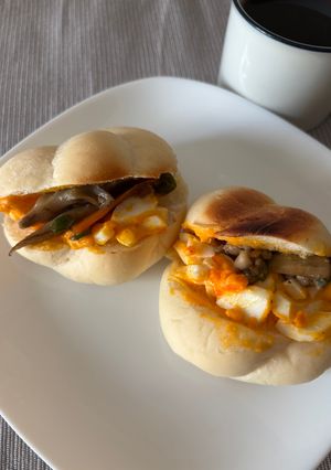 煮物プラスのたまごサンド-レシピのメイン写真