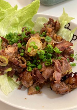 砂肝豆板醤炒め-レシピのメイン写真
