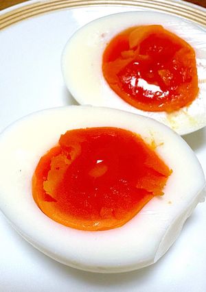 お弁当に便利!ほんのり塩味♪半熟ゆで卵-レシピのメイン写真