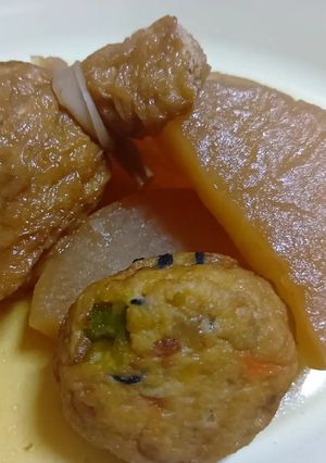🍀圧力炊飯器で大根がんも春雨巾着煮🍀-レシピのメイン写真