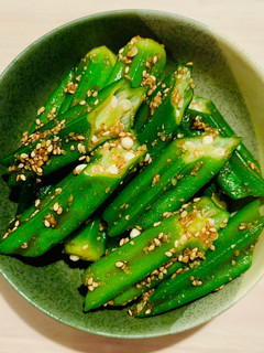 オクラの胡麻和え-レシピのメイン写真
