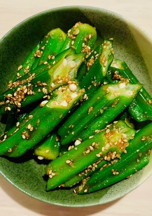 オクラの胡麻和え-レシピのメイン写真