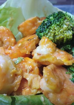 海老マヨブロッコリー🥦とレタス🥬-レシピのメイン写真