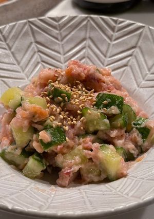 魚介と叩き梅の一皿　柑橘たれ仕立て-レシピのメイン写真