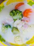 洋風野菜ミックスで簡単ミルクスープ