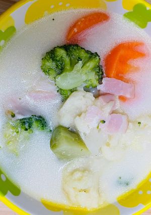 洋風野菜ミックスで簡単ミルクスープ-レシピのメイン写真