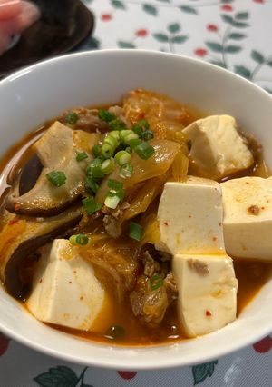 豚キムチチゲ-レシピのメイン写真