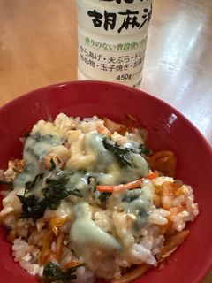 キムチ豆腐チーズ丼-レシピのメイン写真