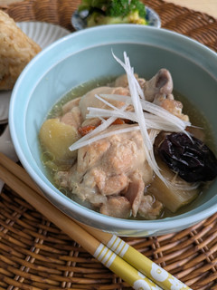 気血めぐる!圧力鍋でトロトロ参鶏湯-レシピのメイン写真