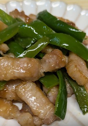 豚バラ厚切り肉とピーマンの中華炒め-レシピのメイン写真