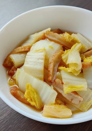 白菜とさつま揚げの煮物-レシピのメイン写真