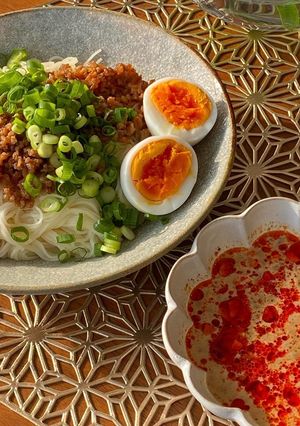 ごまドレで簡単！冷やし坦々つけ素麺-レシピのメイン写真