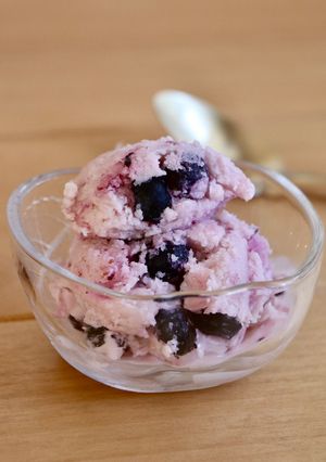 ブルーベリーヨーグルトアイス-レシピのメイン写真