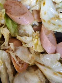 魚肉ソーセージとキャベツのカレー炒め-レシピのメイン写真