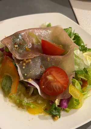 生ハムとリーフMIXのサラダ-レシピのメイン写真