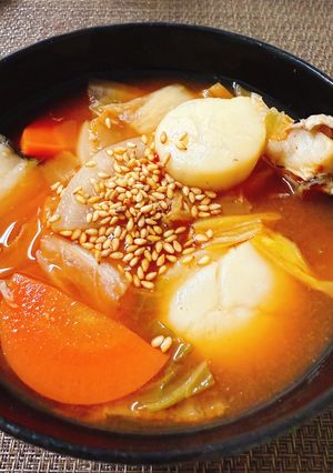 海鮮キムチスープ🐟-レシピのメイン写真