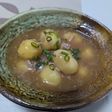 小さい新じゃがいもとツナの煮物