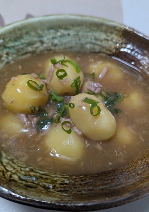小さい新じゃがいもとツナの煮物-レシピのメイン写真