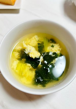 調味料は白だしのみ！超簡単卵スープ-レシピのメイン写真