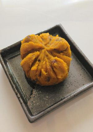 【冬至】南瓜と小豆の茶巾◎南瓜消費-レシピのメイン写真