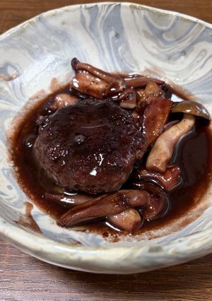 煮込みハンバーグ-レシピのメイン写真