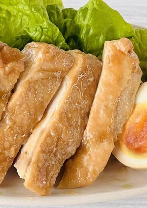 お肉しっとり😋レンチン3分鶏チャーシュー-レシピのメイン写真