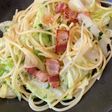 ベーコンとキャベツ 醤油