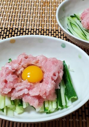 ネギトロユッケ風-レシピのメイン写真