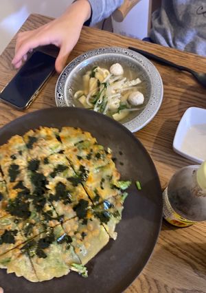 春菊と納豆のチヂミ-レシピのメイン写真
