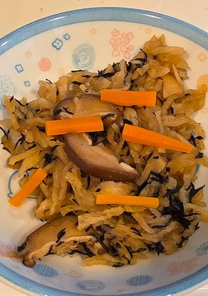 【幼児食】芽ひじきと切り干し大根の煮物-レシピのメイン写真