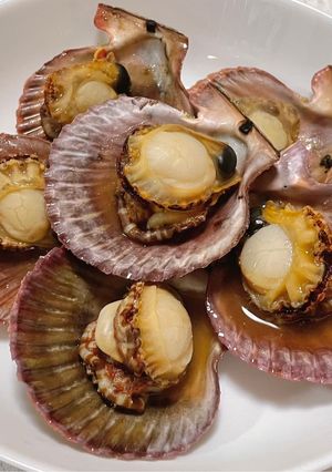 あっぱ貝（ひおうぎがい）蒸し〜味噌風味〜-レシピのメイン写真