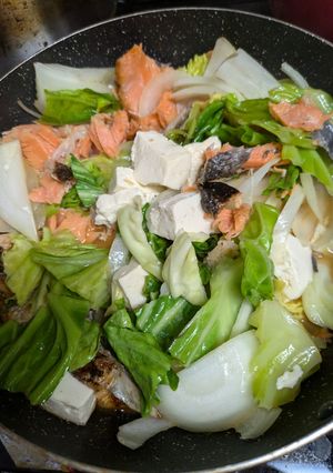 鮭とトーフと、野菜のだし汁煮-レシピのメイン写真