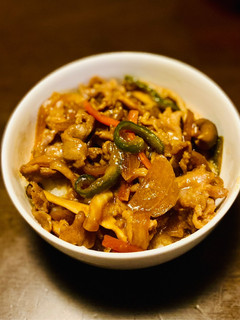 ワンボールレンジ、豚丼!-レシピのメイン写真