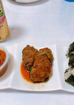 ピーマンの肉詰め-レシピのメイン写真