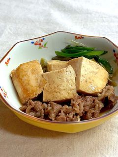 手間なし簡単!すき焼き風✨肉豆腐-レシピのメイン写真