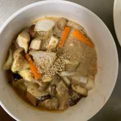 รูปของ ゴロゴロ野菜魚肉味噌トマトドリア味炒煮風